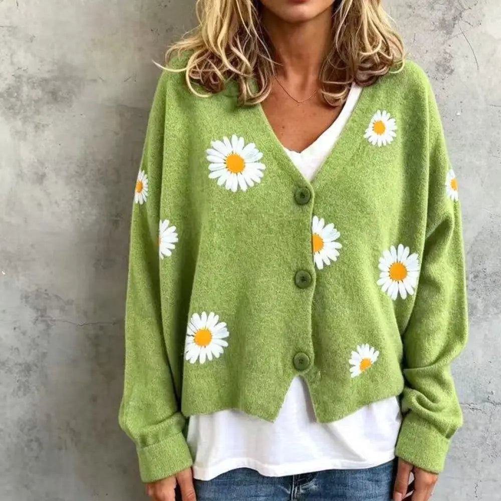 Yvette Button Front Cardigan