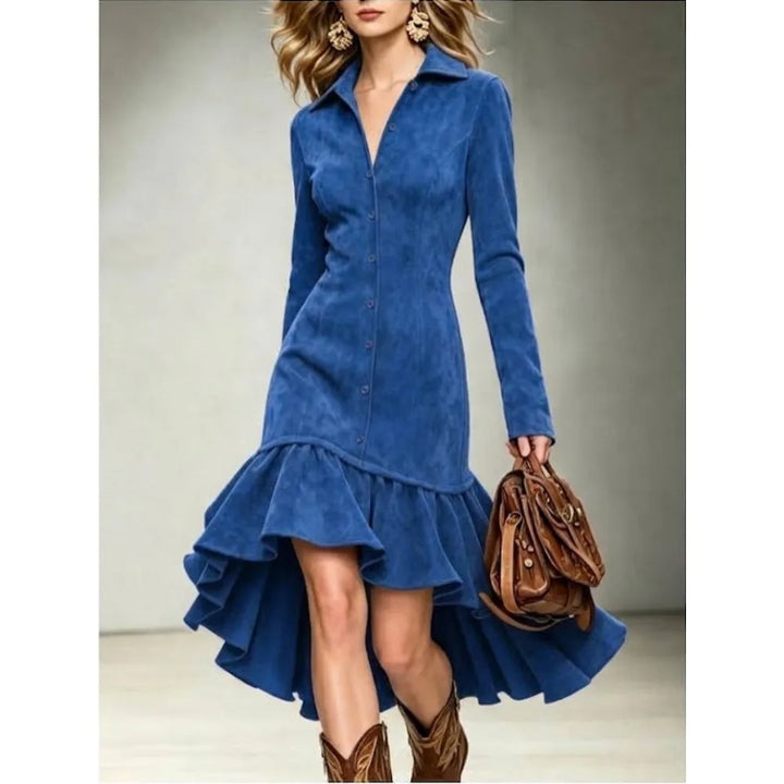 Valentina Faux Suede Dress