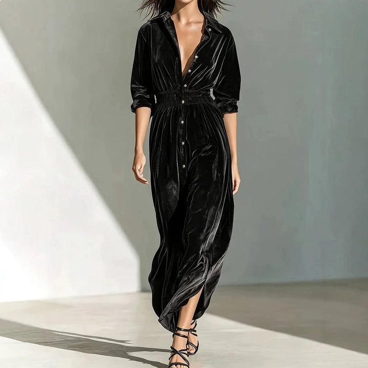 Hollis Smocked Waist Maxi Dress