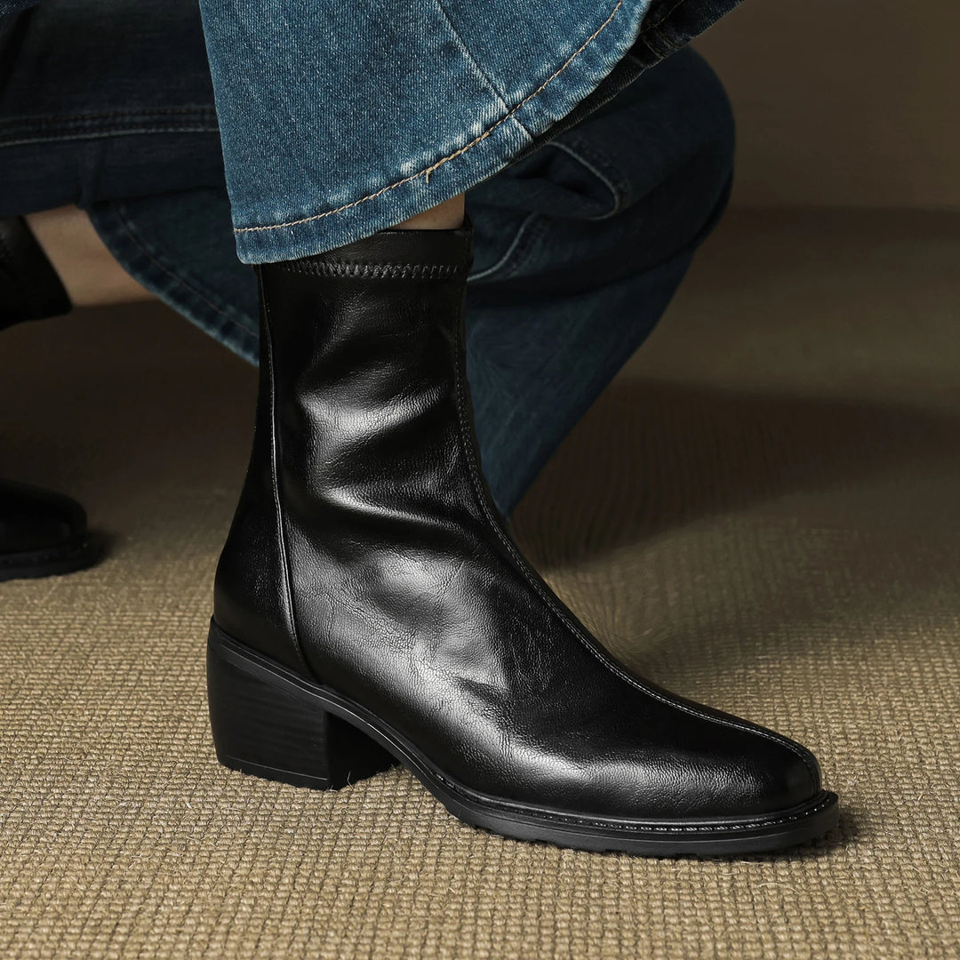 Marget Leather Ankle Boots