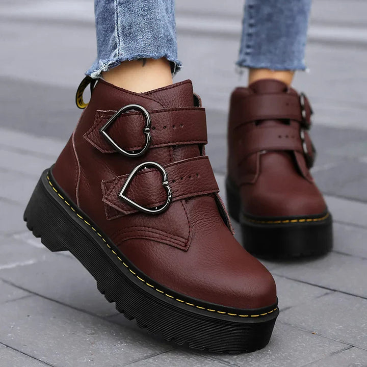 Britney Leather Platforms