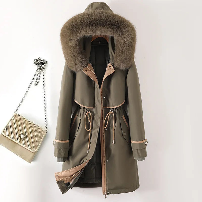 Cocoon Long Fur Parka