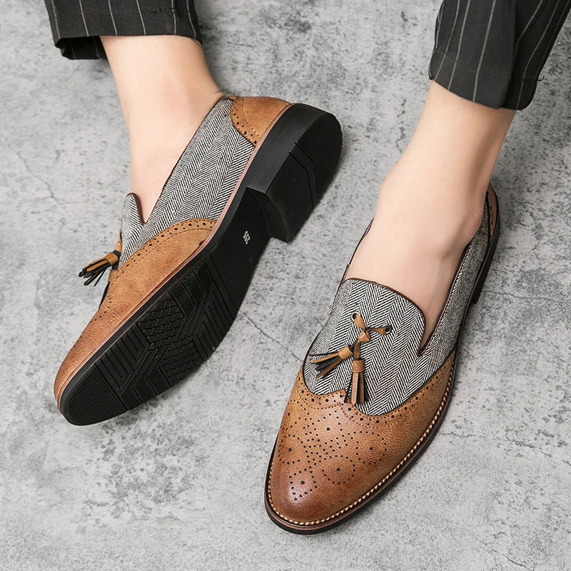 Adrian Leather Tassel Loafers