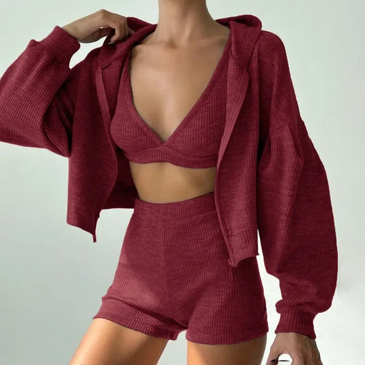 Adley Ribbed Knit Set