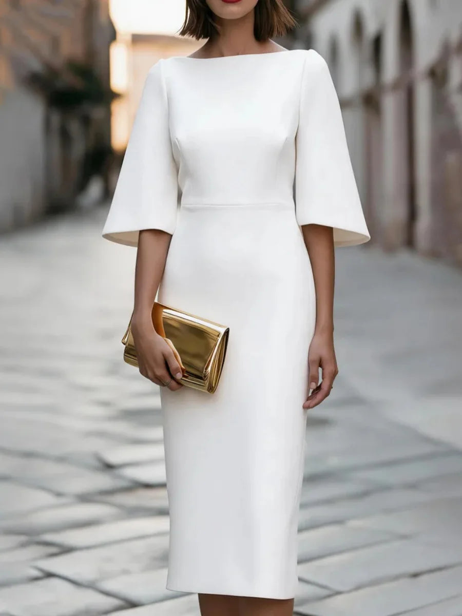 Vivienne Bell Sleeve Midi Dress