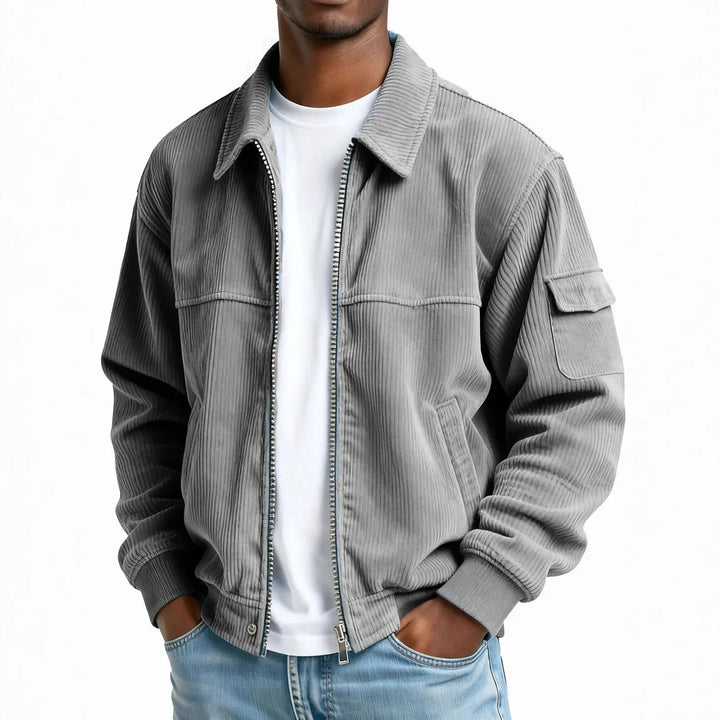 Nolan Corduroy Zip Jacket