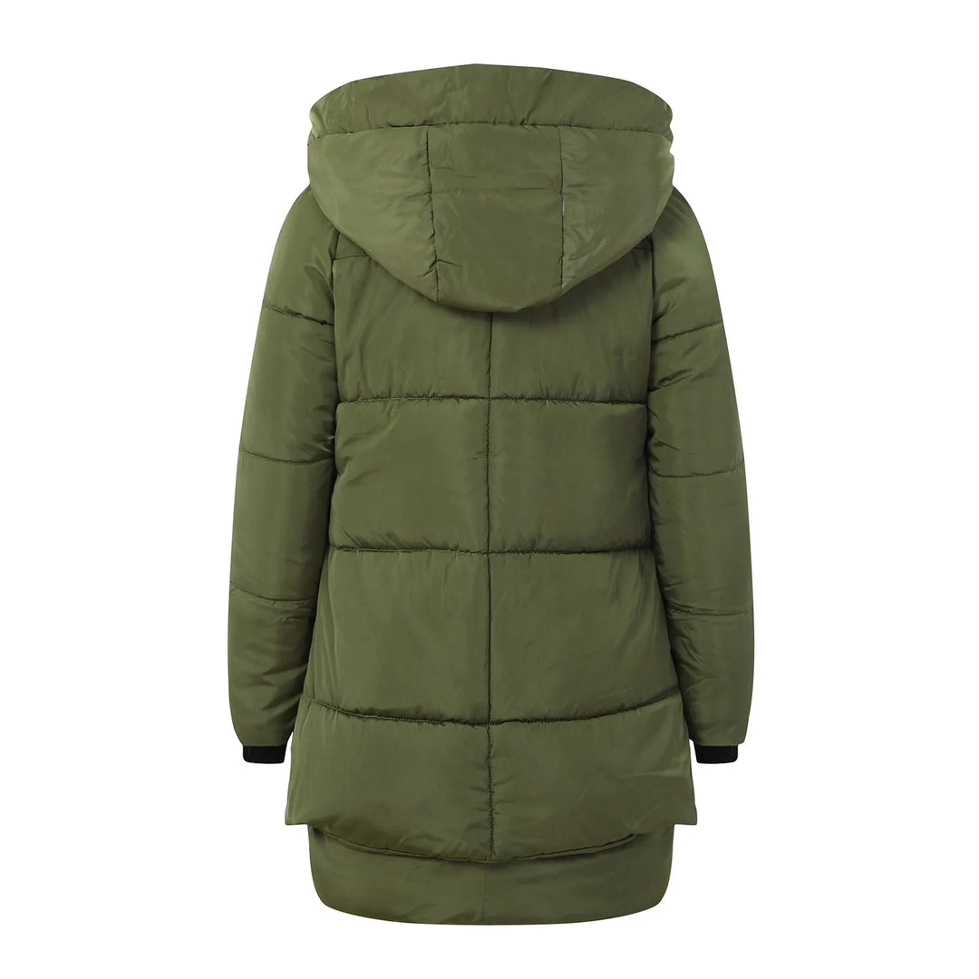 Adeline Quilted Hooded Coat