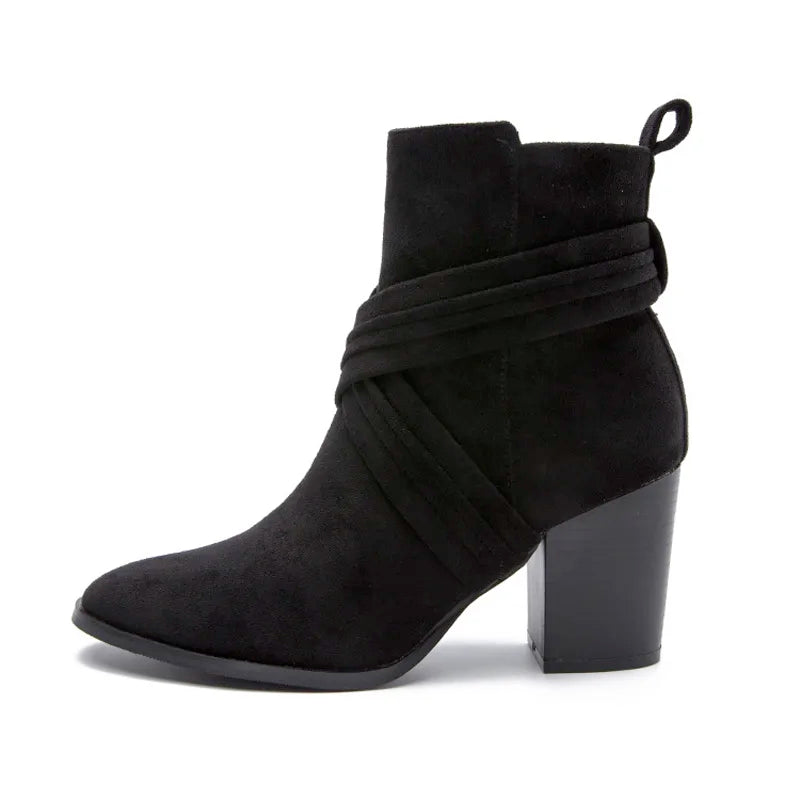 Sasha Suede Ankle Boots