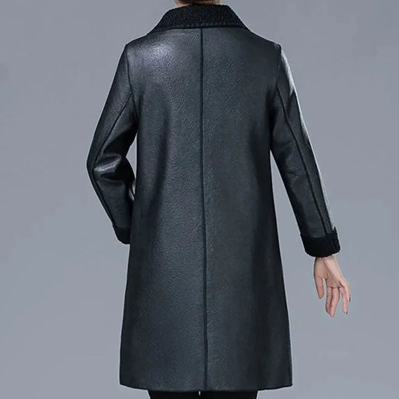 Genevieve Shearling Collar Jacket
