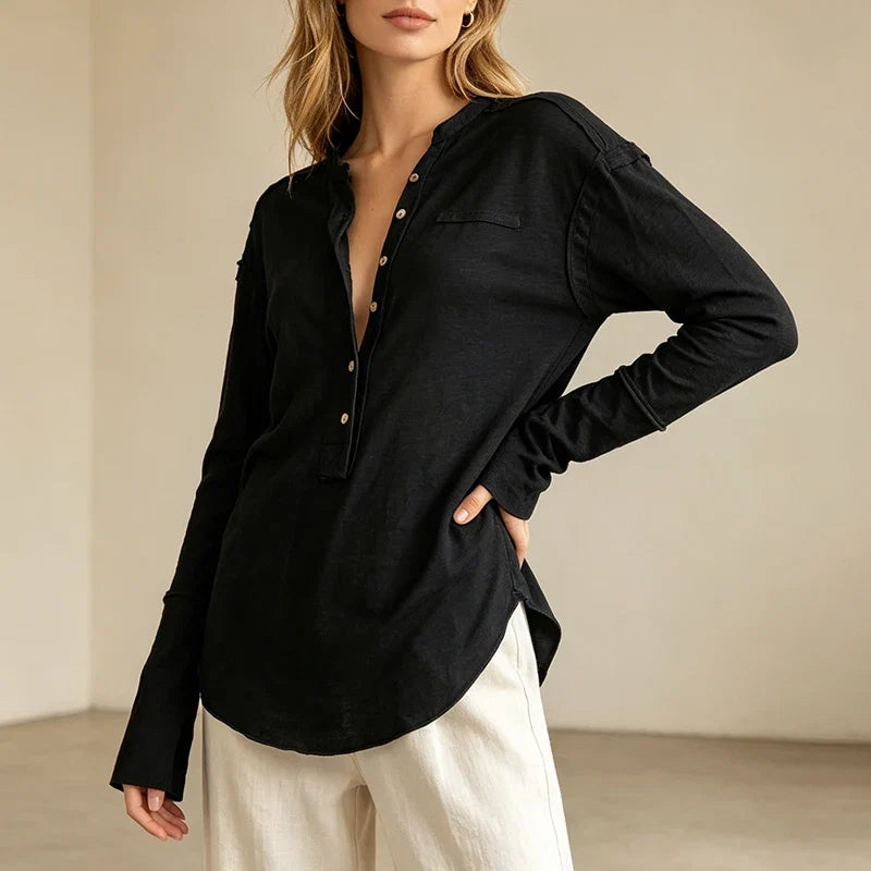 Ardena Loose Collared Blouse