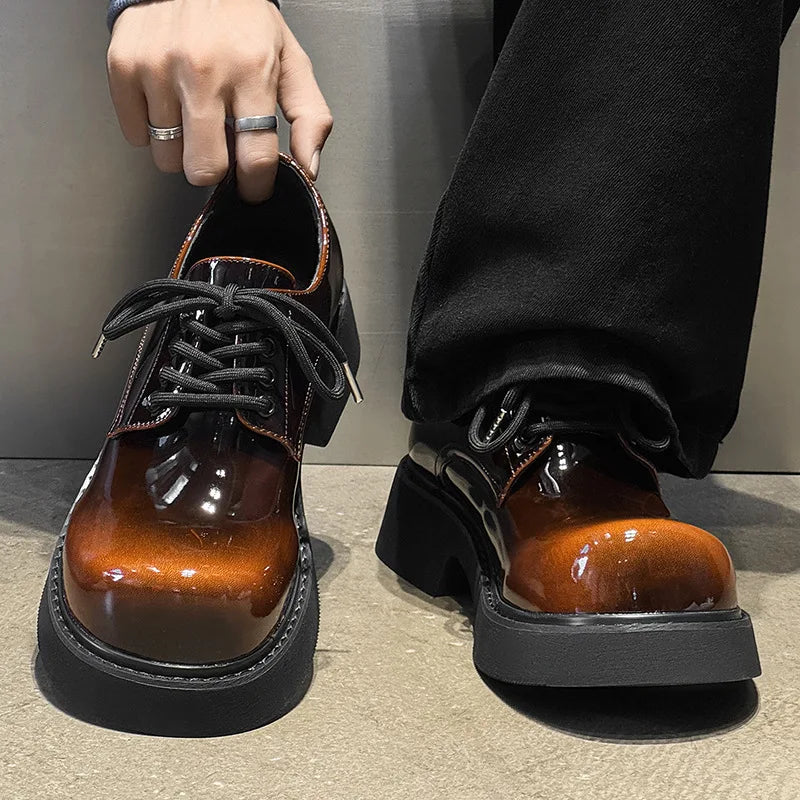 Luciano Chunky Sole Derby Shoes