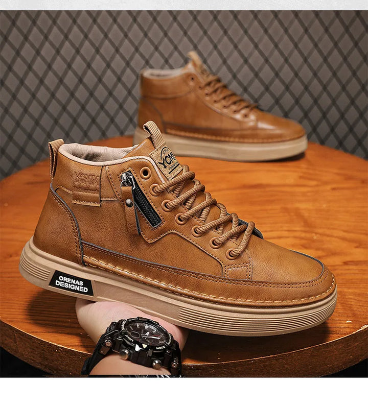 Derrek Leather Sneakers