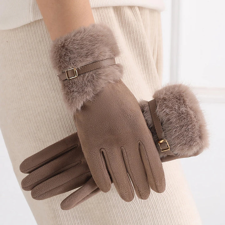 Natasha Faux Fur Gloves
