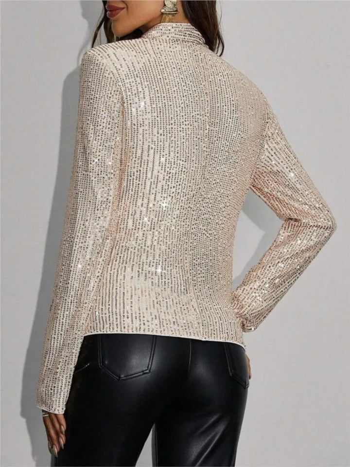 Ophira Sequin Cropped Jacket