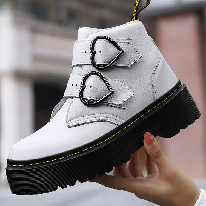 Britney Leather Platforms
