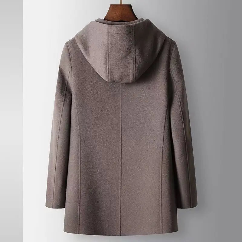 100% Woolen Hooded Coat