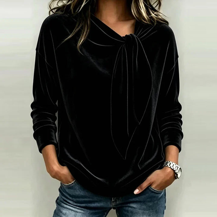 Lucia Bow Neck Pullover