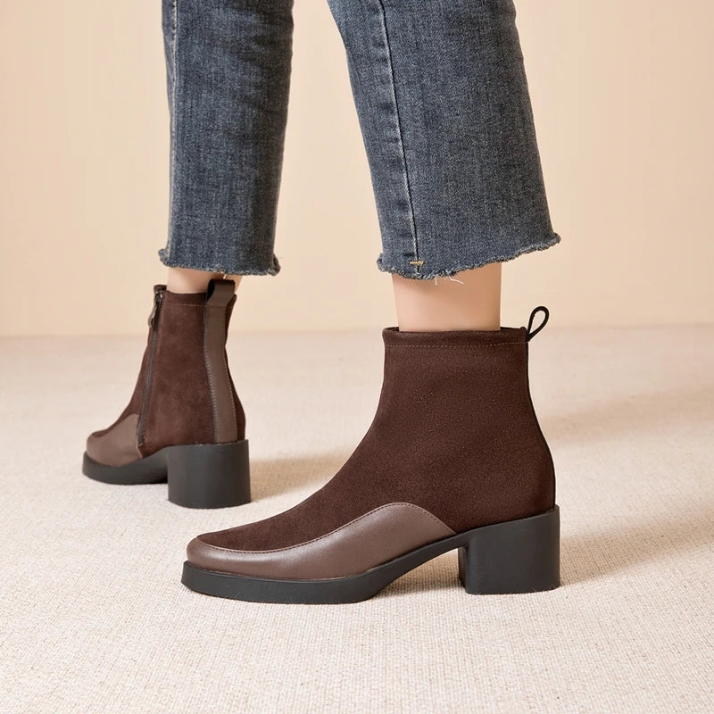 Avenoir Genuine Suede Boots