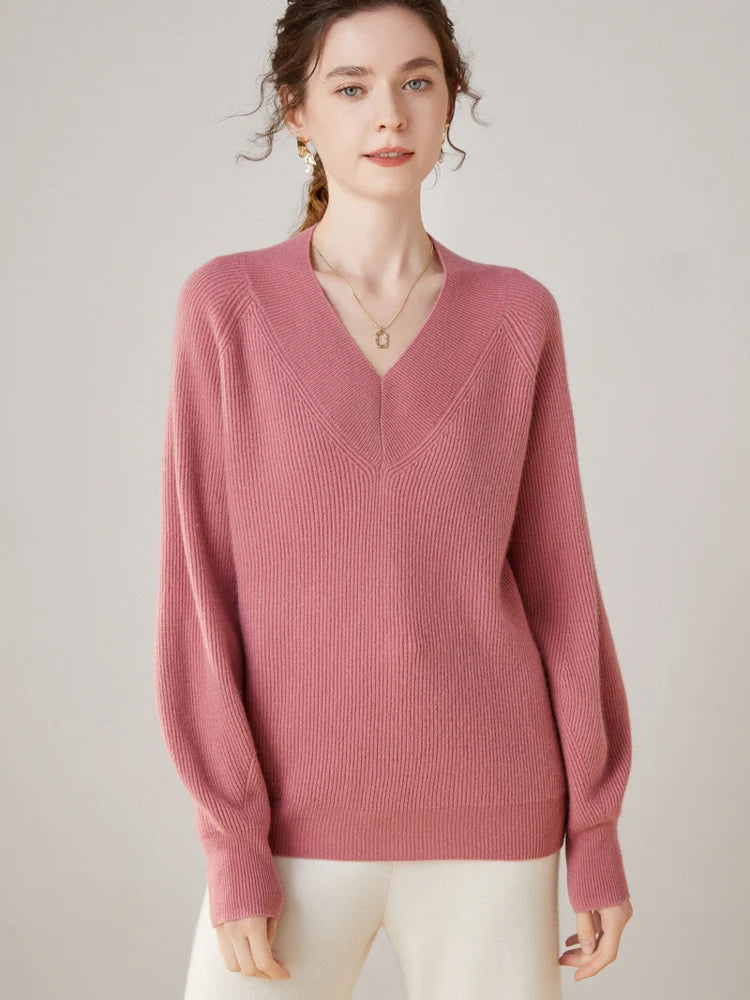 Josefine V -Neck Cashmere Pullover