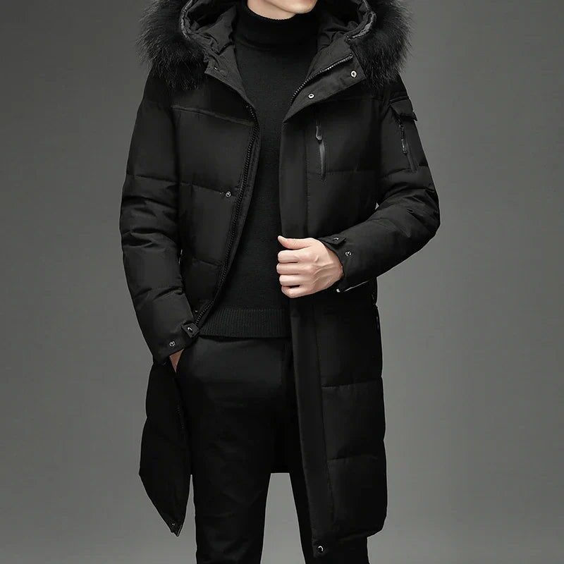 Griffin Hooded Down Coat