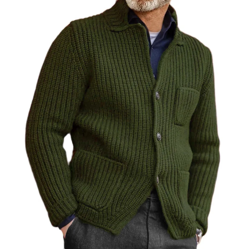 Cormac Ribbed Knit Cardigan