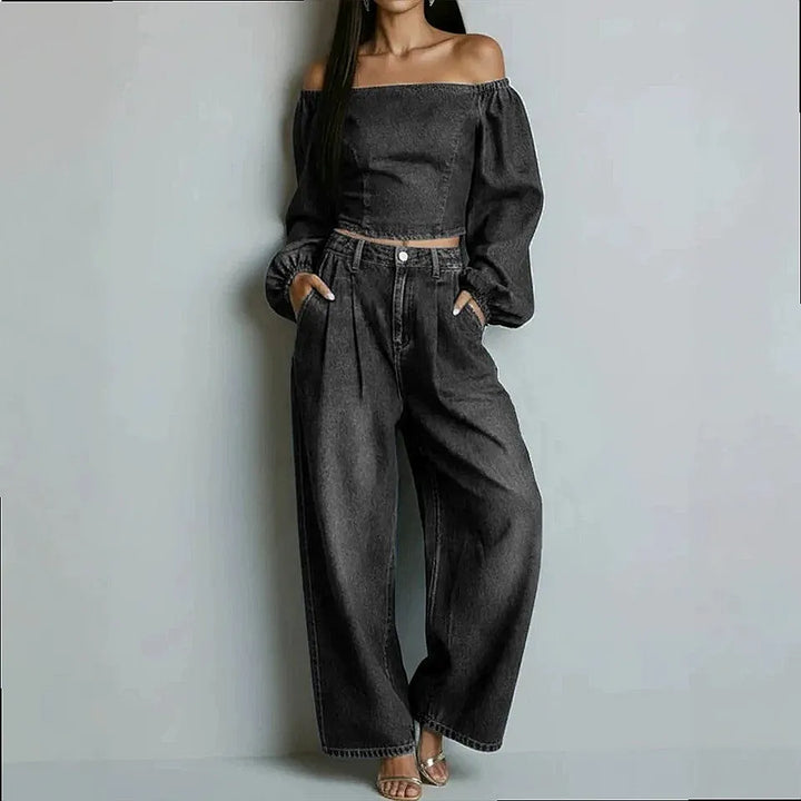 Sabrina Off Shoulder Two Piece Set