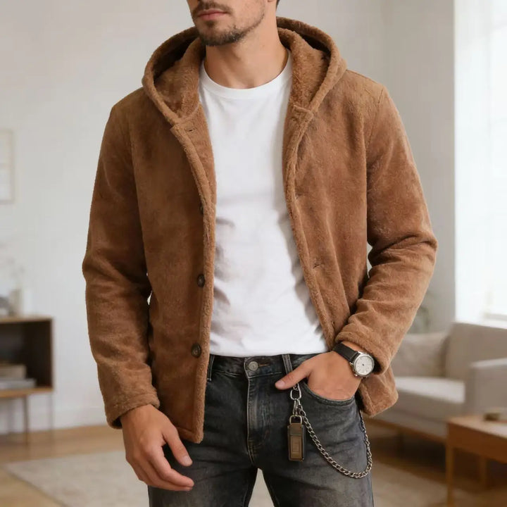 Dalton Button Front Fleece Jacket