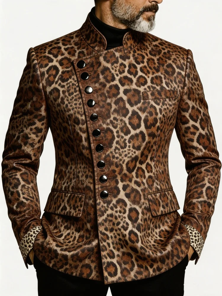 Lennon Mandarin Collar Blazer