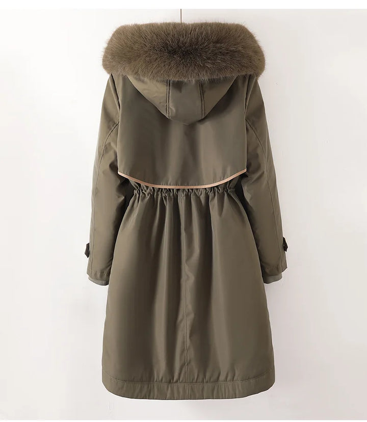 Cocoon Long Fur Parka