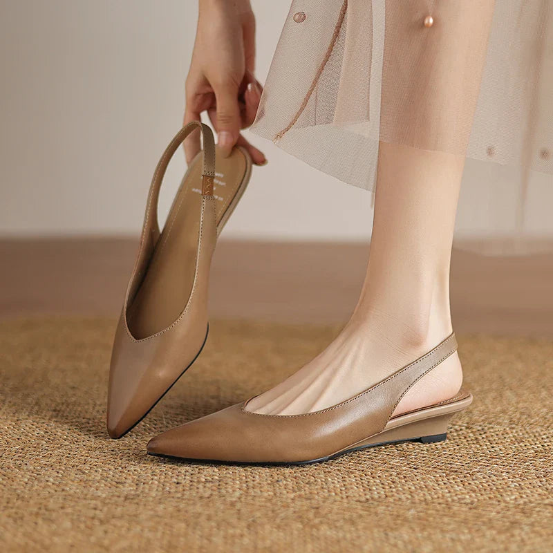 Amelia Genuine Leather Pumps