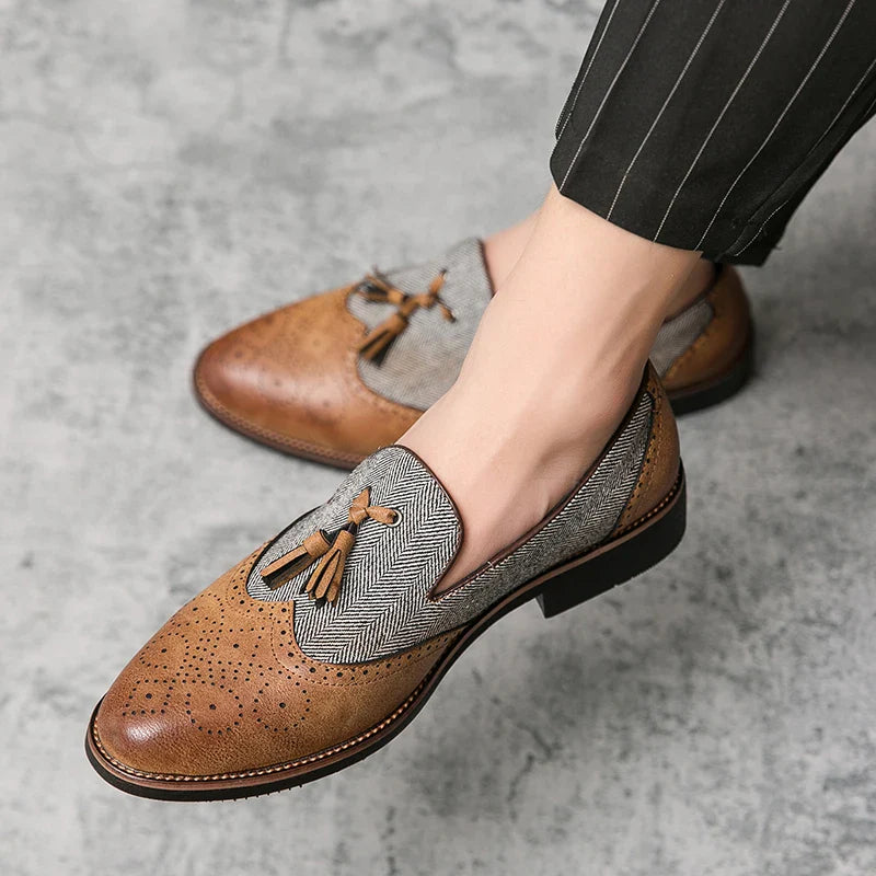 Adrian Leather Tassel Loafers