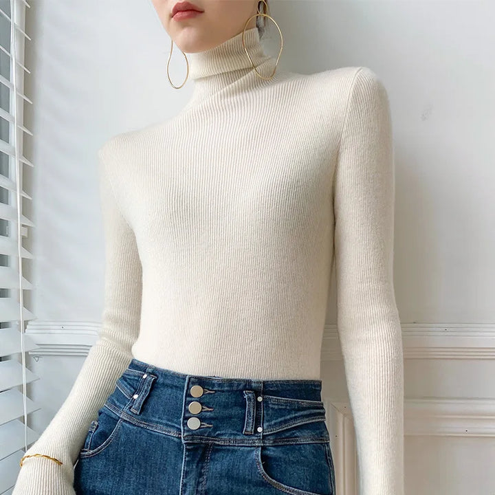 Cassie Cashmere Turtleneck