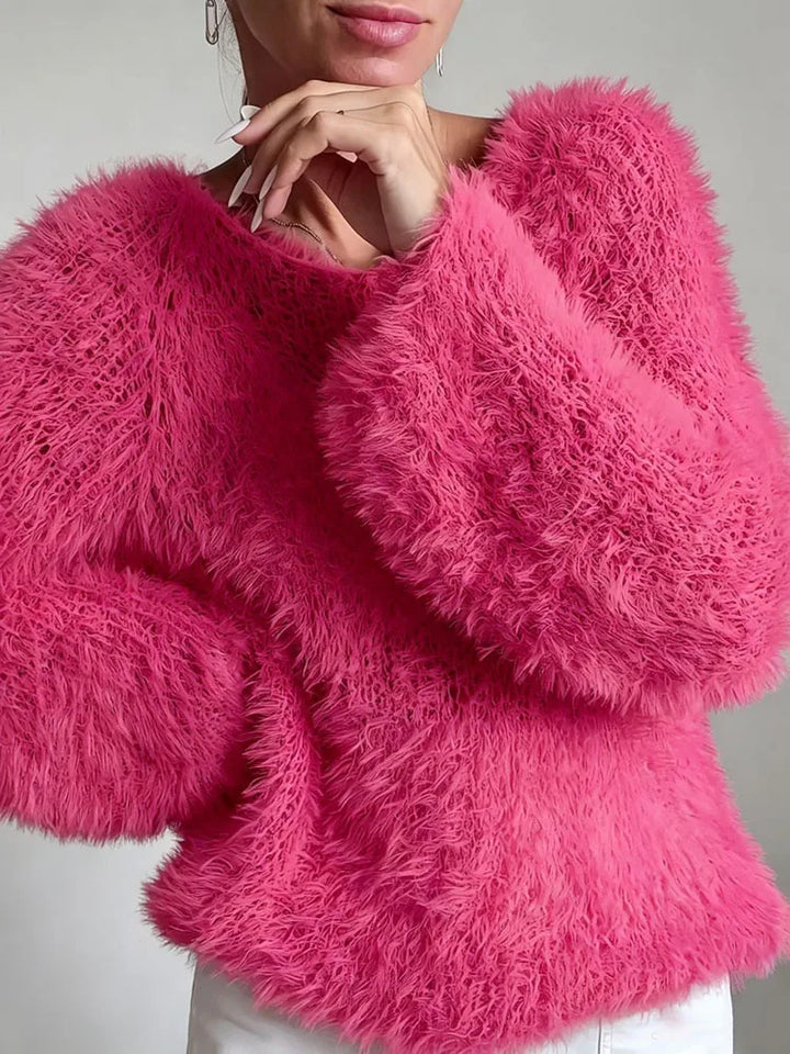 Marlowe Fuzzy Knit Sweater