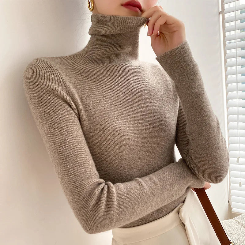 Cassie Cashmere Turtleneck