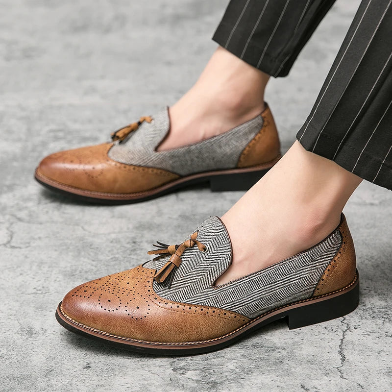 Adrian Leather Tassel Loafers