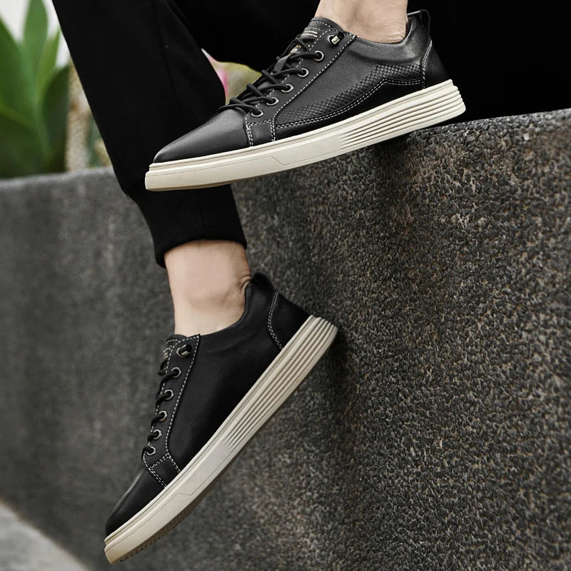 Brunello Leather Sneakers