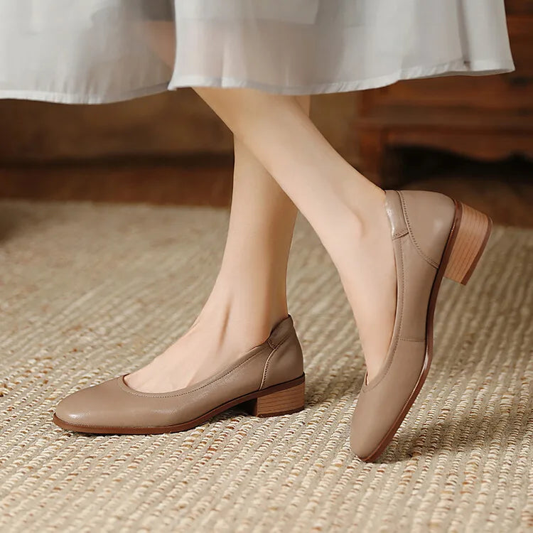 Rosaline Leather Pumps