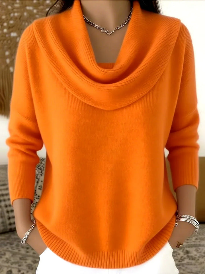 Clara Cowl Neck Knit Sweater