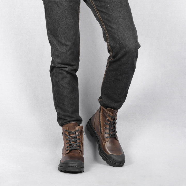 Lucciano Prestige Leather Boots