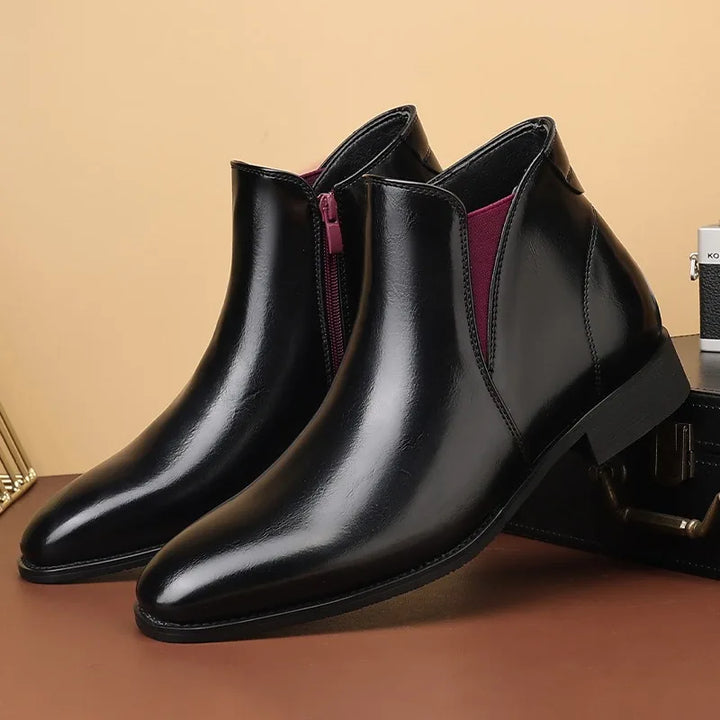 Lusano Leather Chelsea Boots
