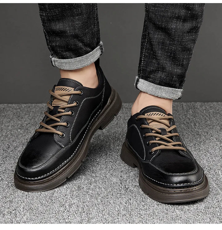 Cassian Genuine Leather Sneakers