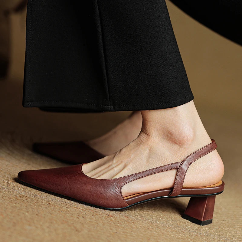 Nadia Leather Sandals