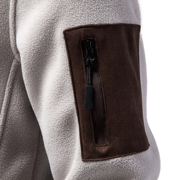 Osric Drawstring Hood Fleece Jacket