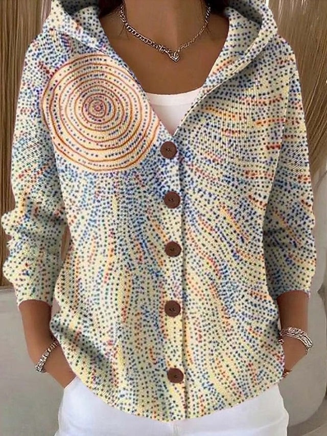 Adele Warm Long Hooded Cardigan