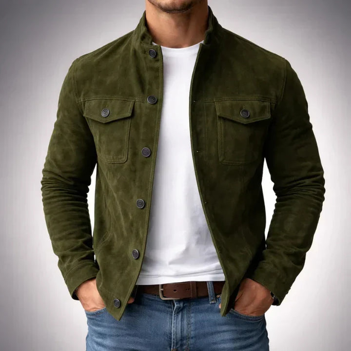 Beckett Structured Collarless Jacket