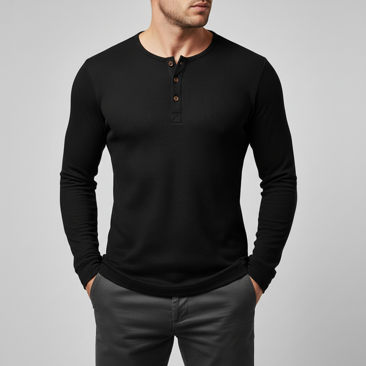 Lusso Henley Long Sleeve Shirt