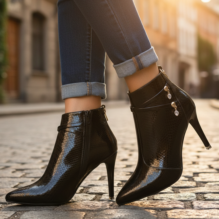 Marcella Leather Ankle Boots