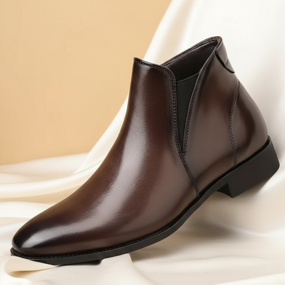 Lusano Leather Chelsea Boots
