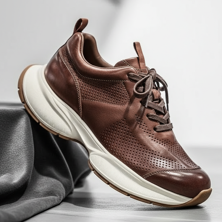 AeroDrift Leather Sneakers