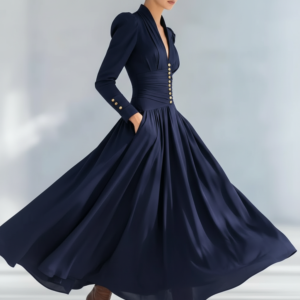 Melissa Ruched Maxi Dress